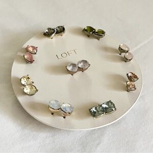 LOFT Earring Set - 9 Pairs of Stud Earrings